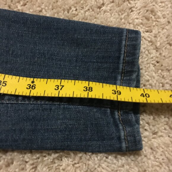 Second Yoga Canadian Made Denim Skinny Blue Jeans - Picture 14 of 16